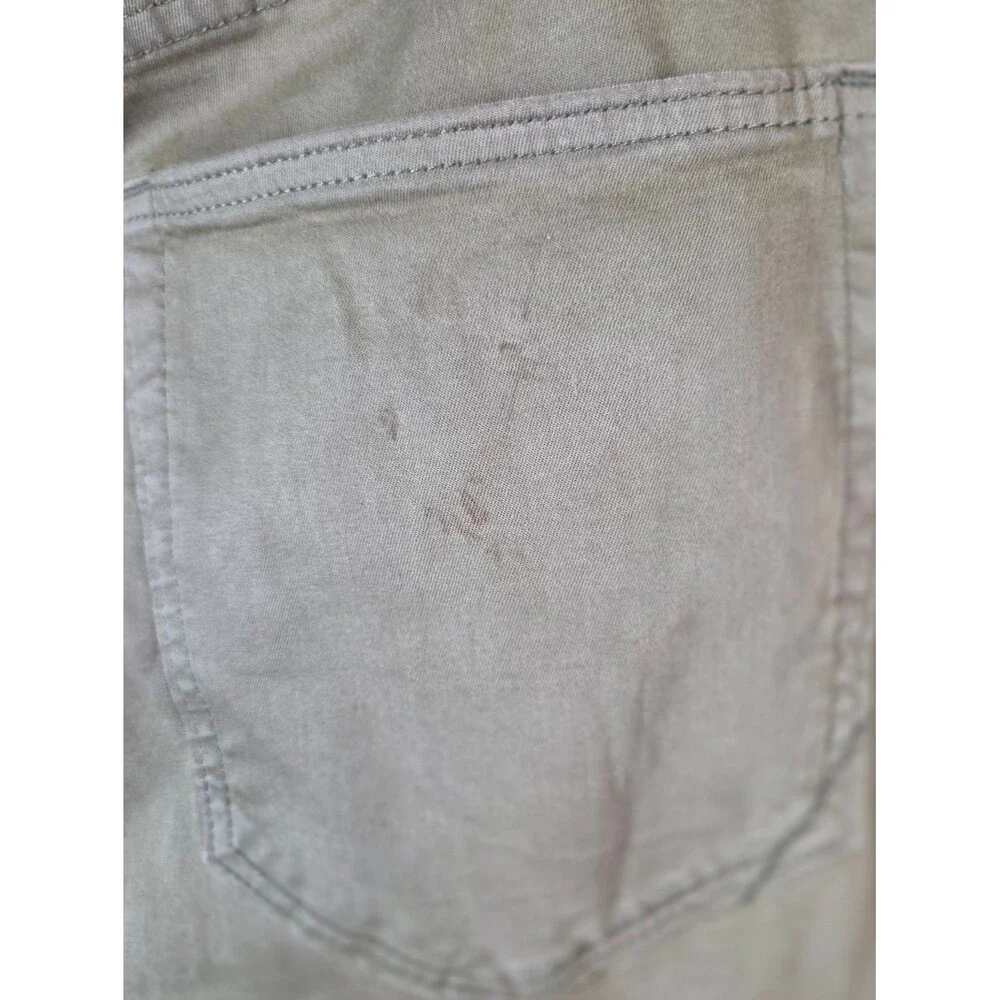 Banana Republic Slim Fit Pants 32x34 Khaki Stretch Chinos Men Distressed Knee